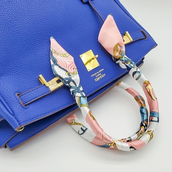 Skinny Scarf | Hand Bag, Neck Scarf (2 pieces) - Color Set #21 / Brand NEW - Picture 5 of 13